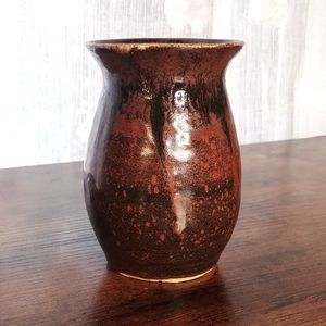 Handmade Drip Style Pottery Vase
